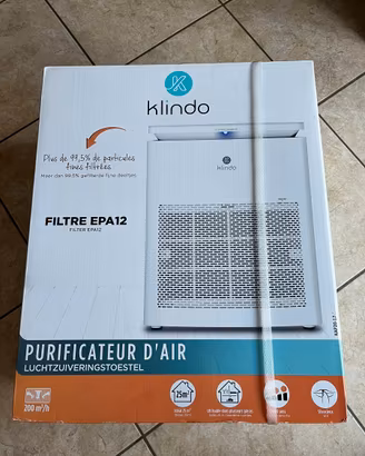 PURIFICATORE D’ARIA KLINDO filtro EPA 12