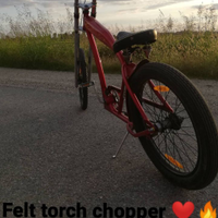 Bici chopper felt torch