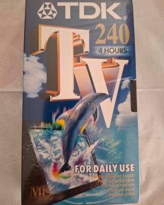 cassetta TDK TV VHS 240 