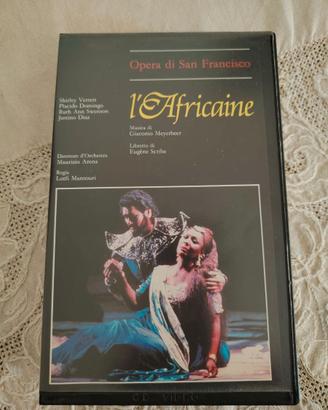 Opera "L'Africaine" con Placido Domigo - VHS 1989