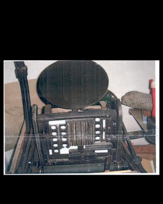 macchina da stampa epoca 