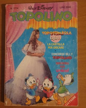 Topolino libretto Disney n.1774 19 Novembre 1989