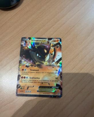 Carta Pokémon Terrakion EX 71/124 Holo – 2012 ITA
