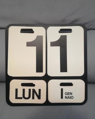 Enzo Mari per Danese - Calendario perpetuo Formosa
