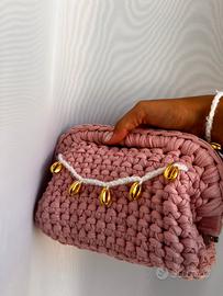 clutch bag rosa