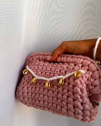 clutch bag rosa
