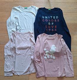 4 maglie maniche lunghe