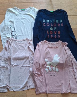 4 maglie maniche lunghe