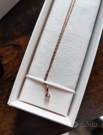 Collana Dodo con ciondolo diamante oro