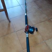 Canna da pesca Shimano mulinello penn (x monel)