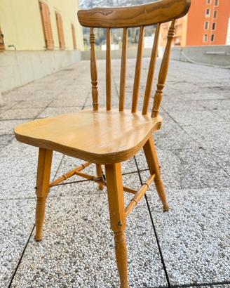 40 sedie in legno robuste per ristorante usate