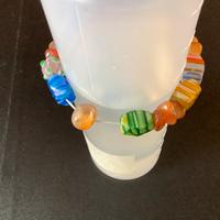 Bracciale fatto a mano, multicolore
