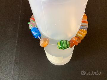Bracciale fatto a mano, multicolore
