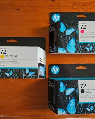 Cartucce HP 72 originali
