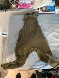 Salopette verde bambino