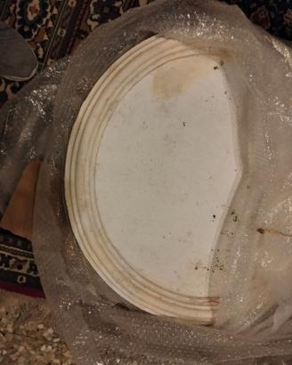 Coppia di antichi tondi in stucco fatti  mano