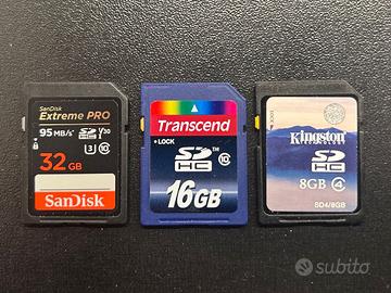 Schede di memoria SDHC