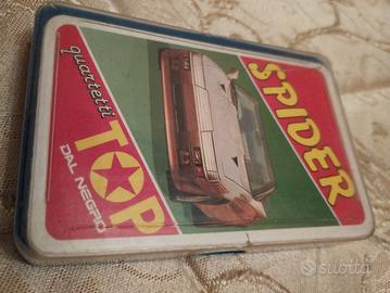 carte quartetto top dal negro spider