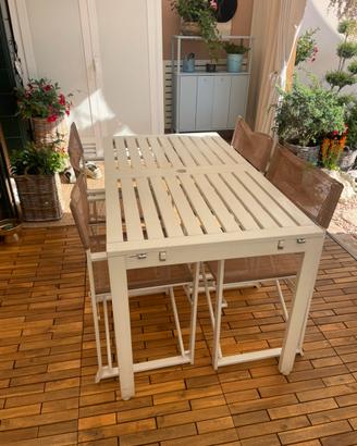 Tavolo da giardino allungabile