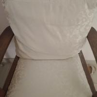 Poltrona arte povera con cuscini sfoderabili