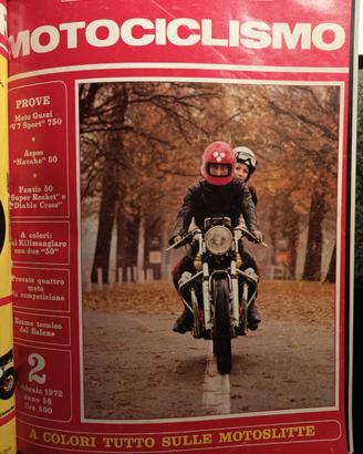 Rivista MOTOCICLISMO numero 2 del 1972
