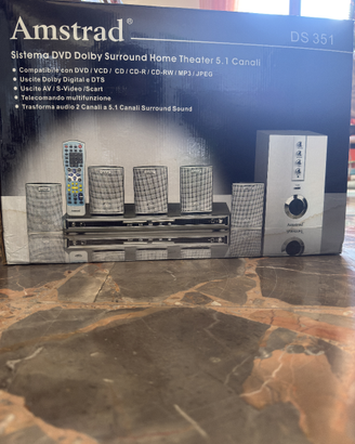Amstrad Sistema DVD Dolby Surround Home Theater5.1