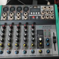 Mixer ZzIPP zzmxbte6 4 canali con effetti 