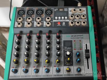 Mixer ZzIPP zzmxbte6 4 canali con effetti 