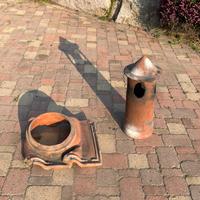 Comignolo in  cotto e tegola portoghese