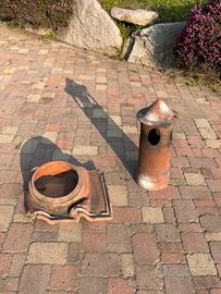 Comignolo in  cotto e tegola portoghese