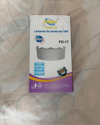 Lampada led 18w parete