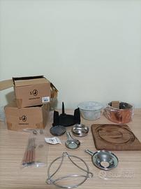 Set fonduta cioccolata con fornelletto