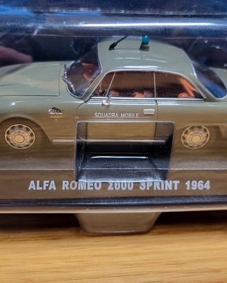 Modellino 1:43 Alfa Romeo 2600 Sprint Polizia 1964