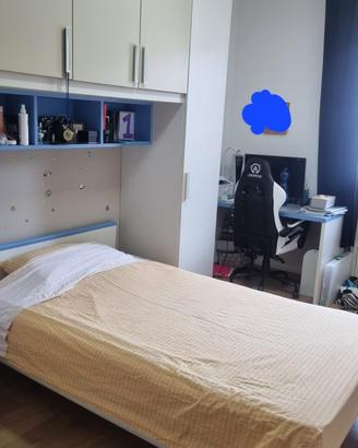 Letto una piazza e mezzo + armadio