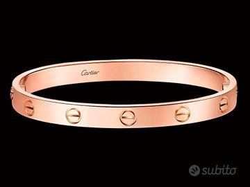 Cartier Love oro rosa classico full set 17cm 