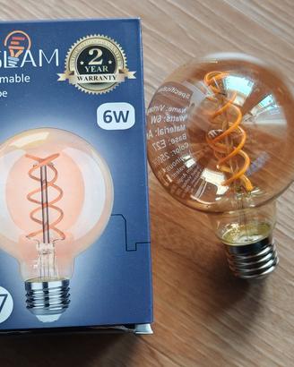 LAMPADINE VINTAGE GLOBO 80 6W