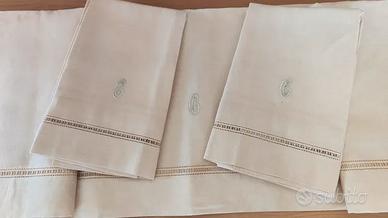 Lenzuolo Federe Misto Canapa Biancheria Vintage