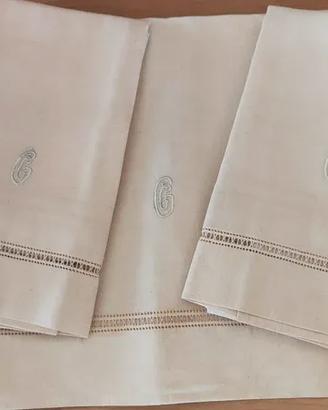 Lenzuolo Federe Misto Canapa Biancheria Vintage