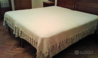 Coperta matrimoniale tessuta a mano