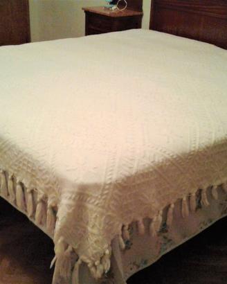 Coperta matrimoniale tessuta a mano