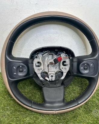 VOLANTE FIAT 500L IN PELLE BICOLORE