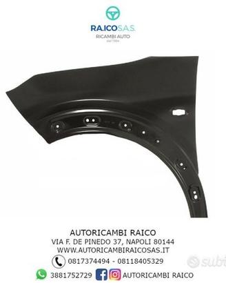 Parafango anteriore citroen c4 cactus dal 2014