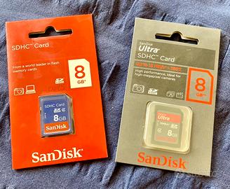 Coppia Memory Card sigillate