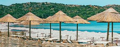 60 ombrelloni di paglia