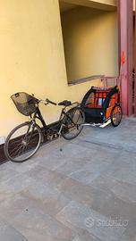 rimorchio per bici