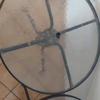 Tavoli Vetro Metallo da giardino