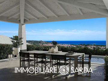 Villette in costruzione con splendida vista mare |