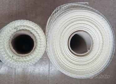 Rete porta intonaco bianca