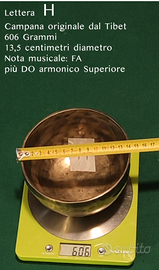 Campana Tibetana originale dal Tibet - H