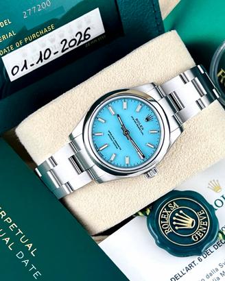 Rolex Oyster Perpetual 31mm Tiffany - Ottobre 2026